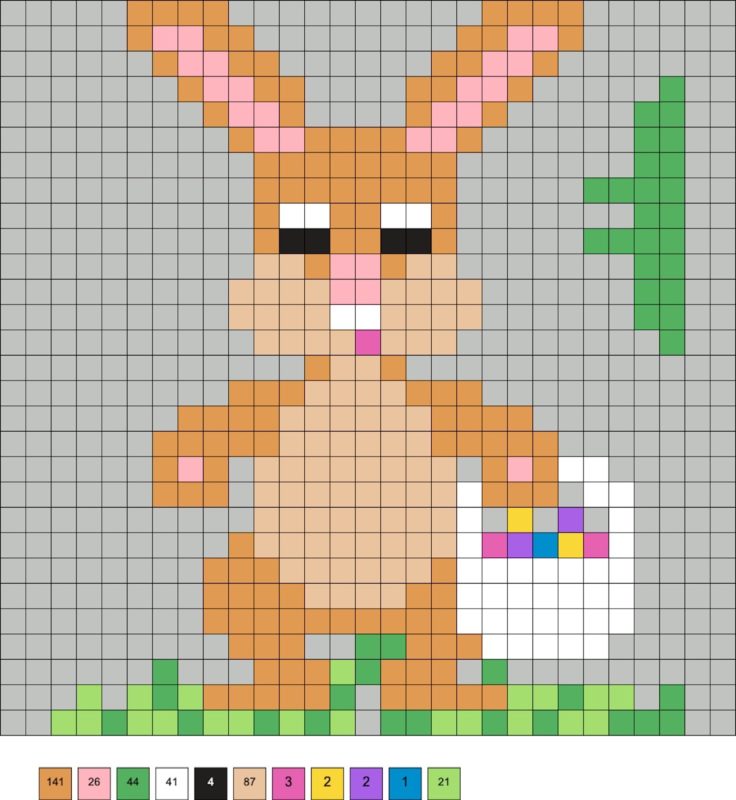 Easter Perler Beads (50+ Free Patterns!) - DIY Candy