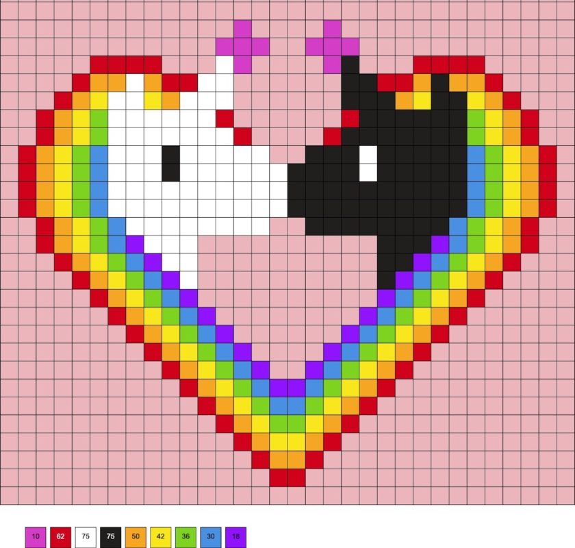 Rainbow Perler Beads (20+ Free Patterns) - DIY Candy