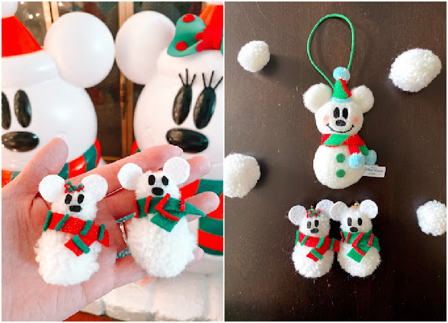 DIY Snow-Mice Earrings