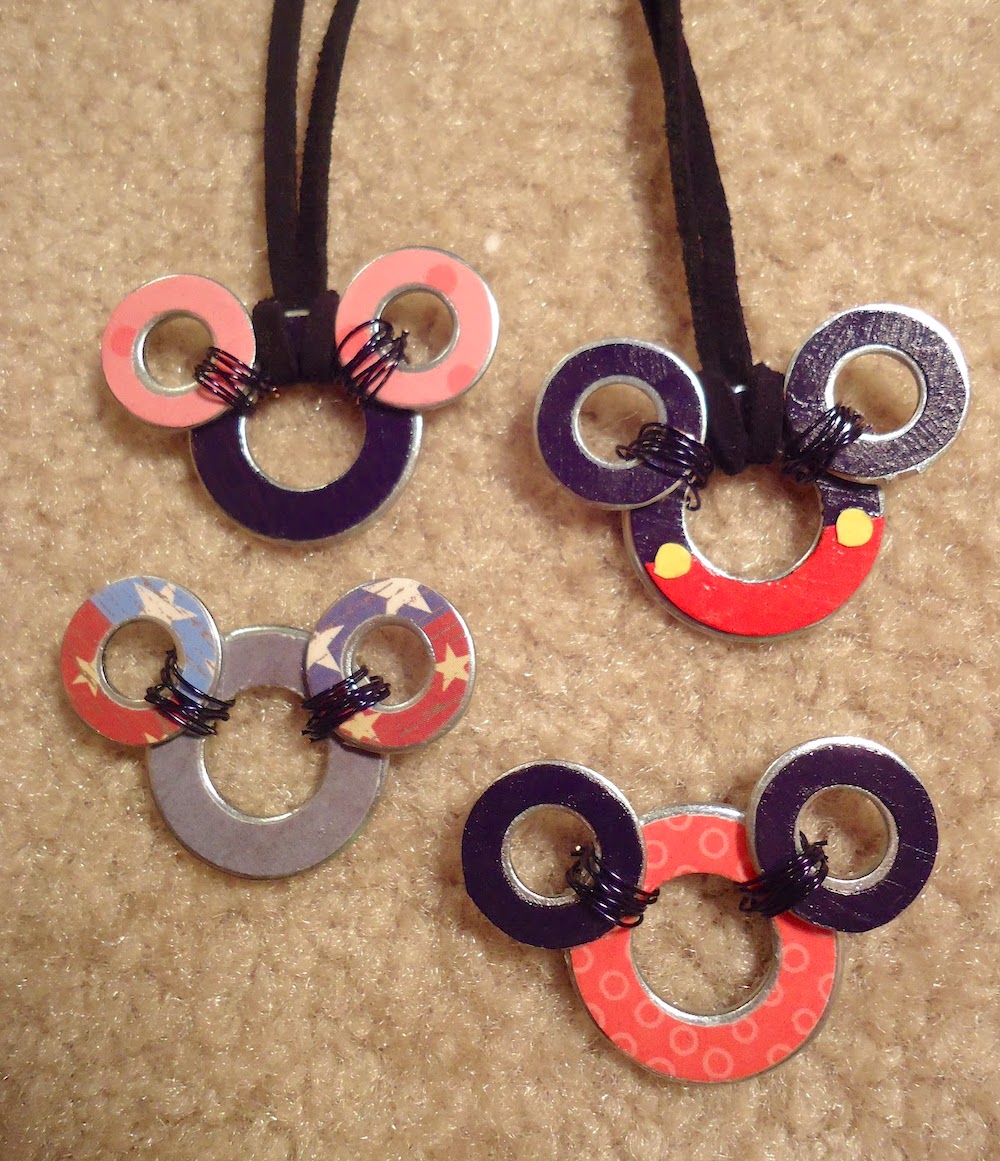 Mickey Washer Necklace