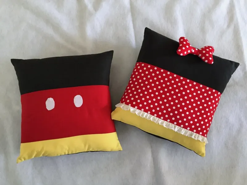 Mickey and Minnie inspired pillows