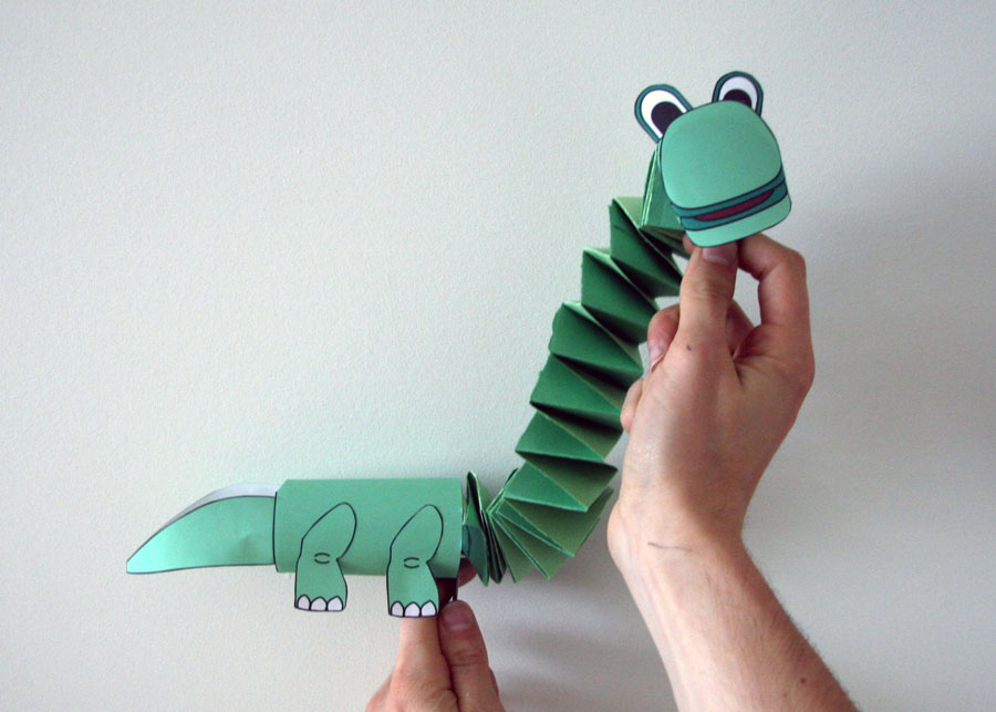 accordion tp roll dinosaur craft for kids