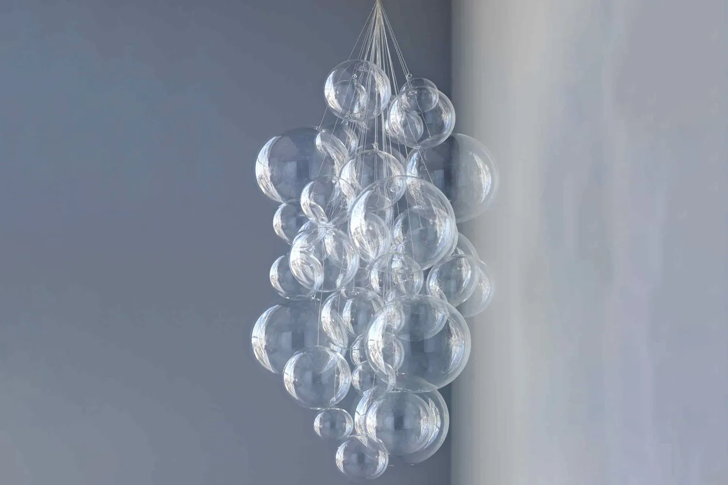 how to make a bubble chandelier