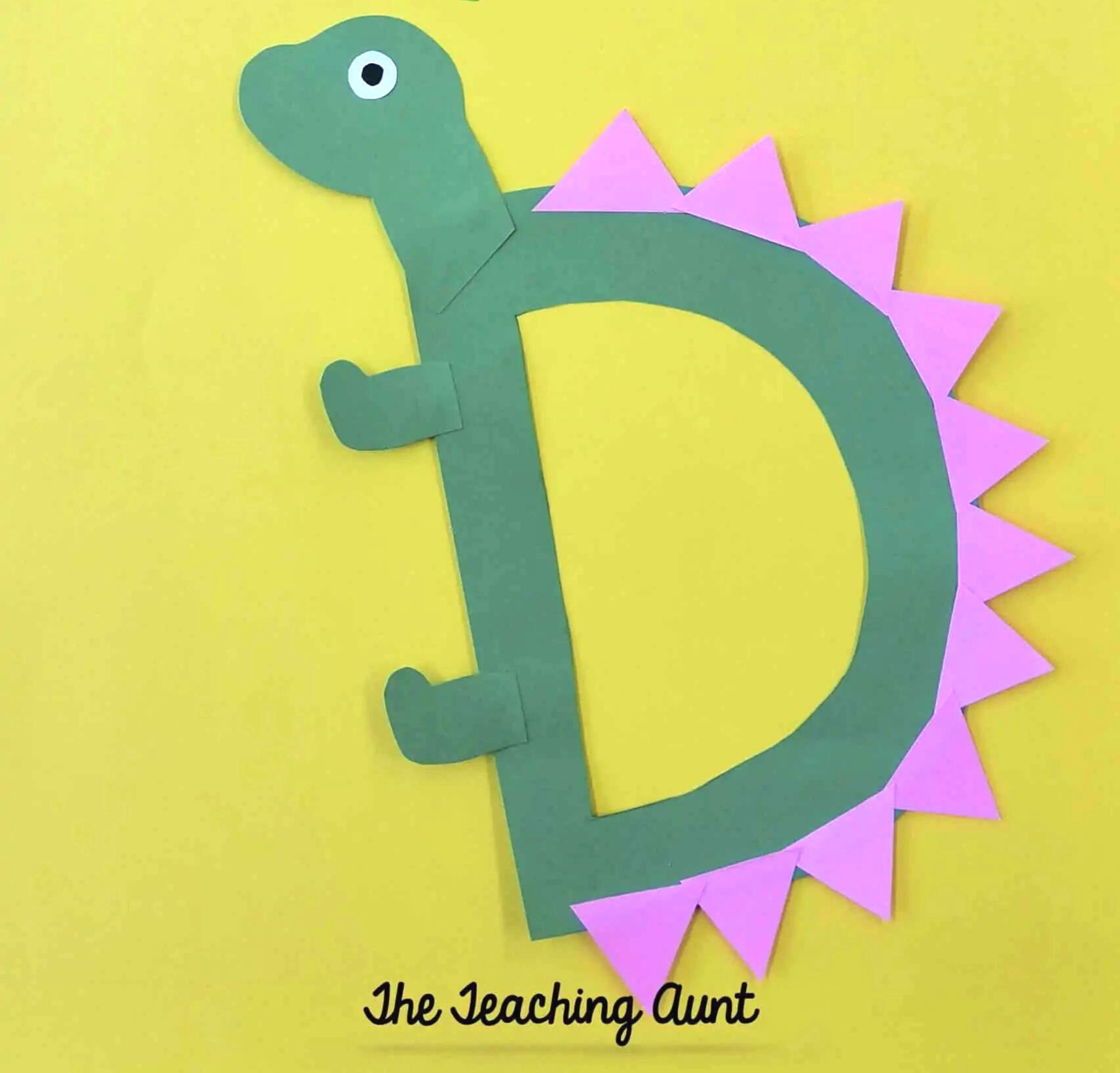 d is for dinosaur art and craft