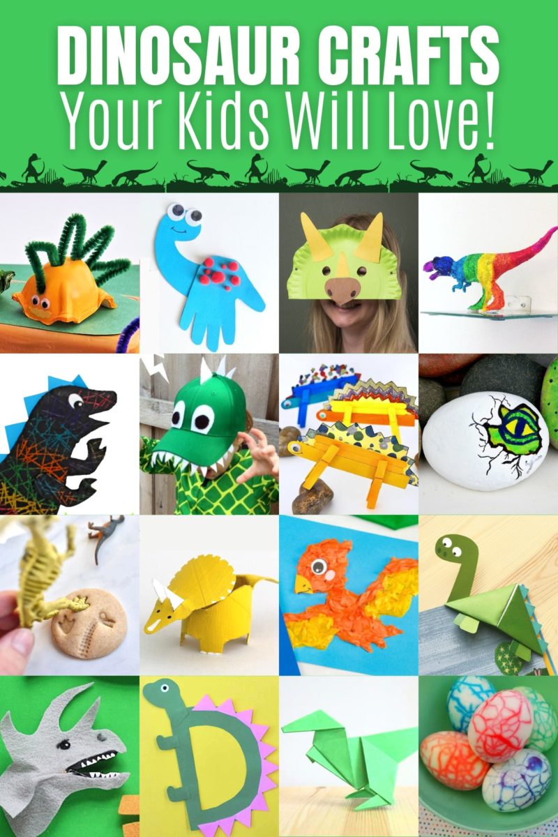 Dinosaur Crafts That Will Have Your Kids Roaring! - DIY Candy