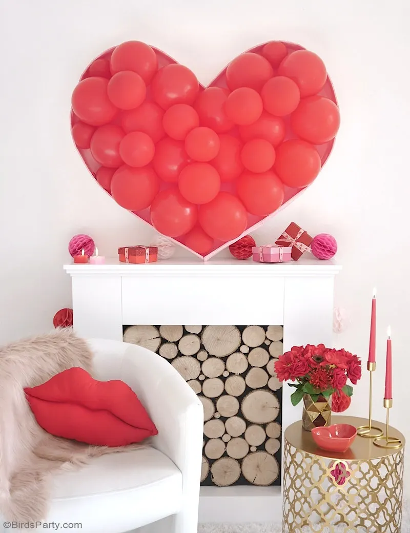 diy balloon heart arch