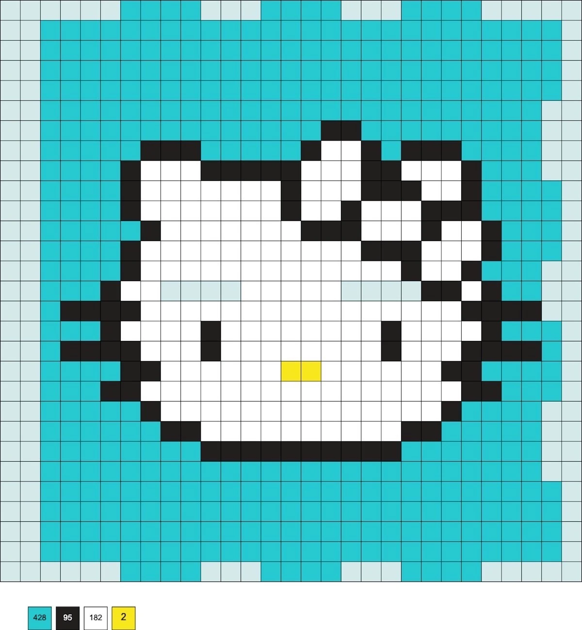 DIY Hello Kitty Perler Bead Organizer