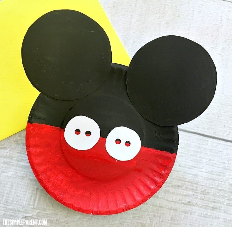 Mickey Mouse Paper Plate Craft