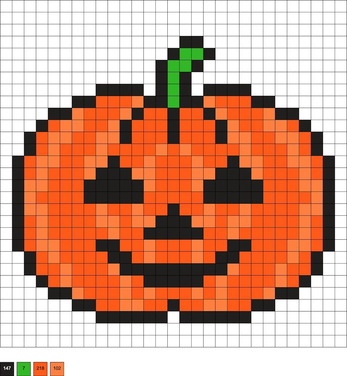 pumpkin hama beads