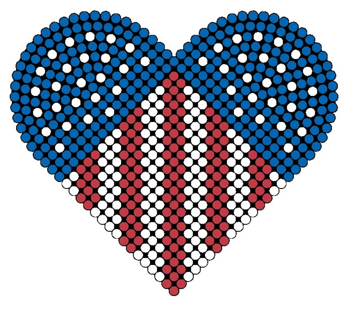 stars and stripes heart