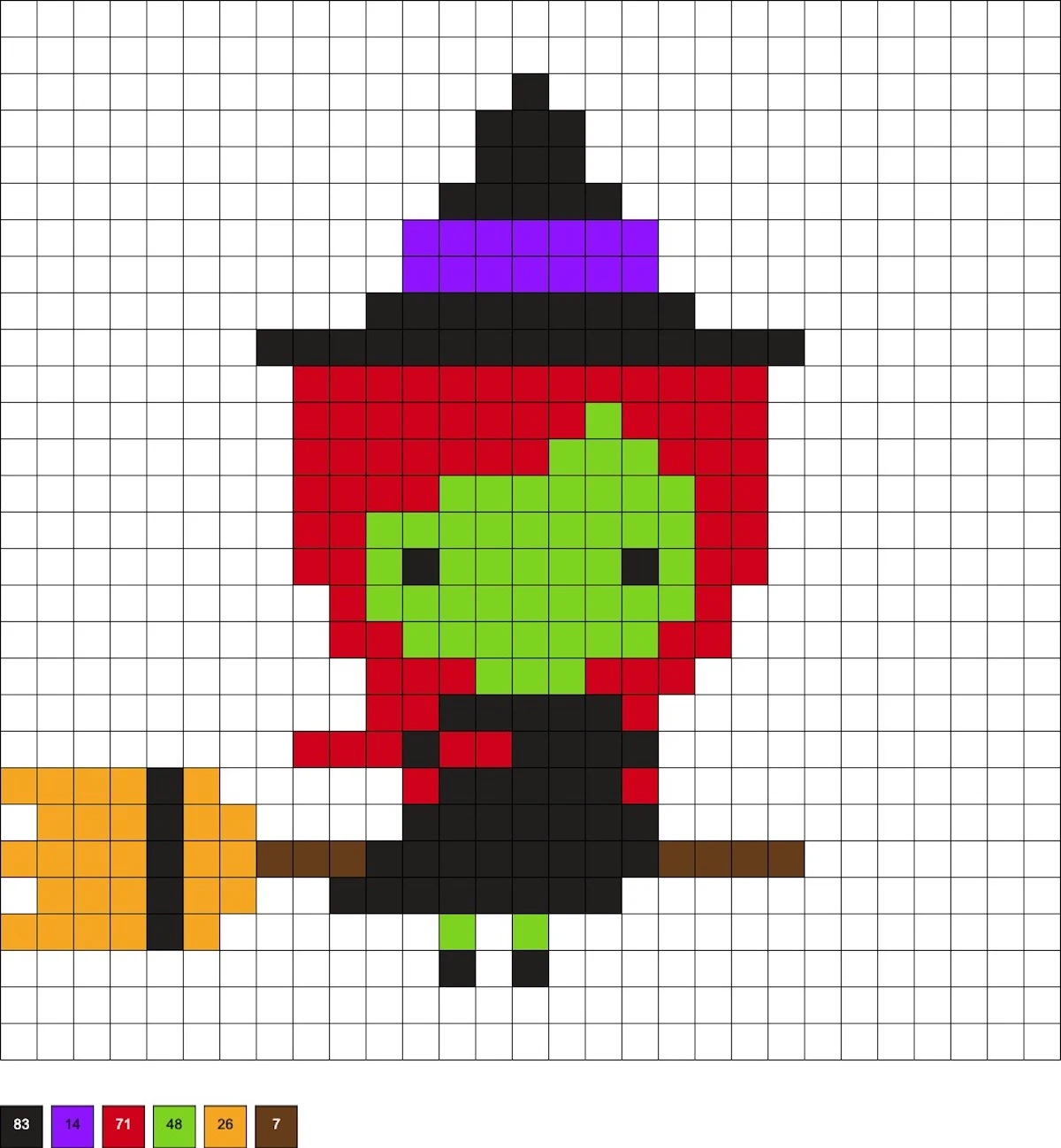 witch perler beads
