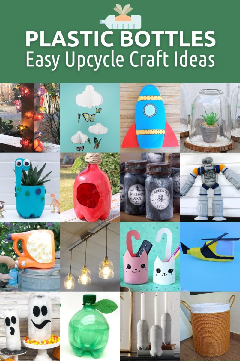 Easy Plastic Bottle Crafts for Kids and Adults! - DIY Candy