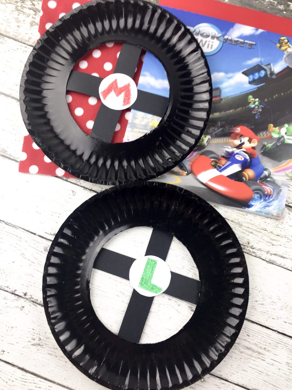 Mario Kart Paper Plate Craft