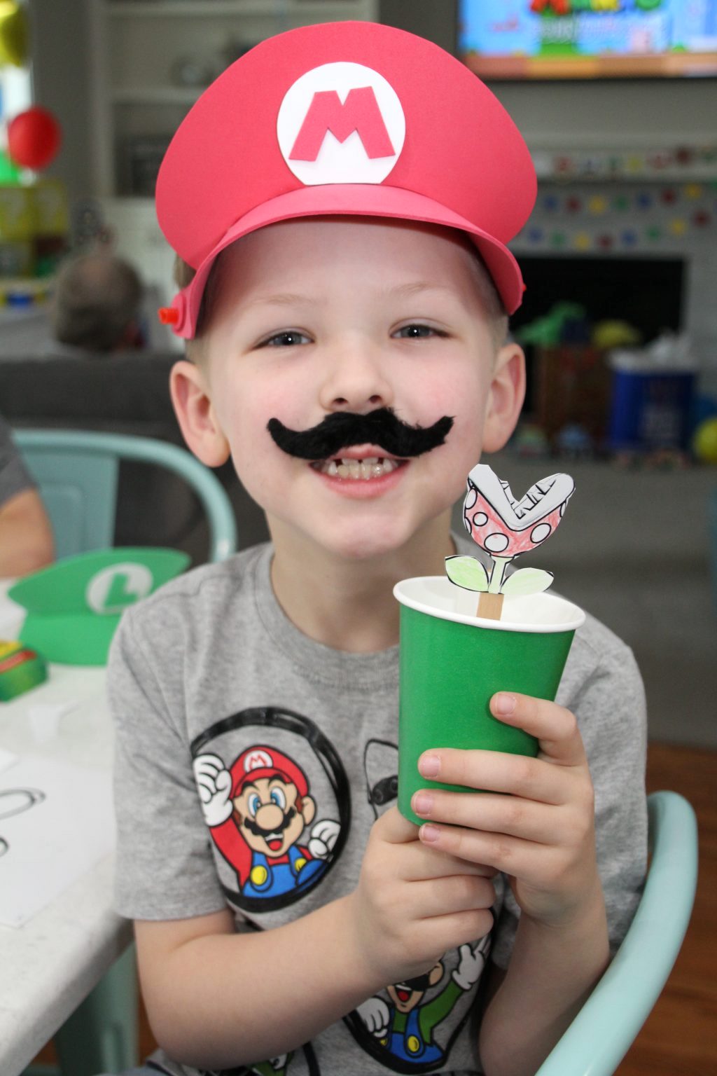 Mario & Luigi DIY Party Hat Tutorial