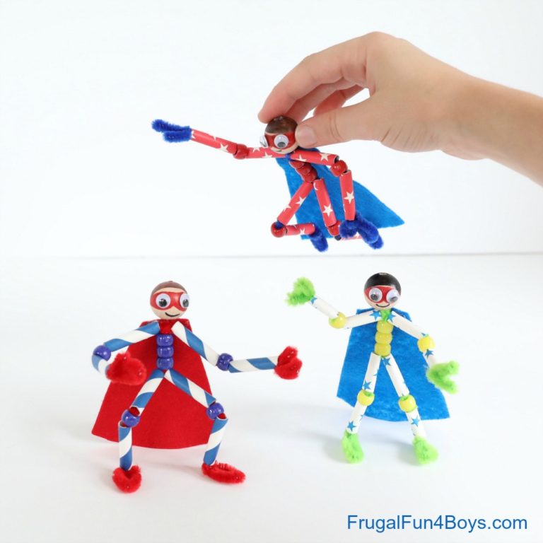 pipe cleaner superheroes