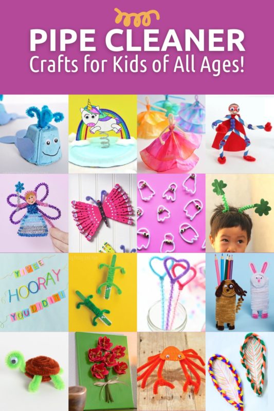 50+ Pipe Cleaner Crafts for Kids of All Ages! - DIY Candy