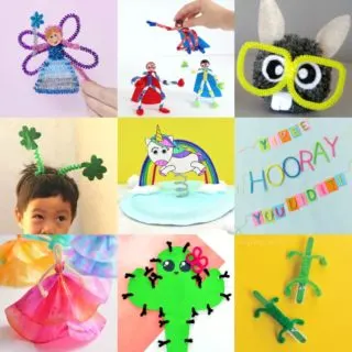 Pipe cleaner crafts for kids of all ages