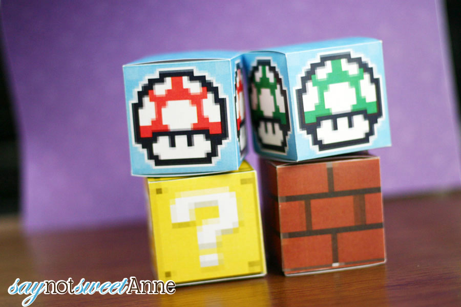 Printable Mario Treat Boxes