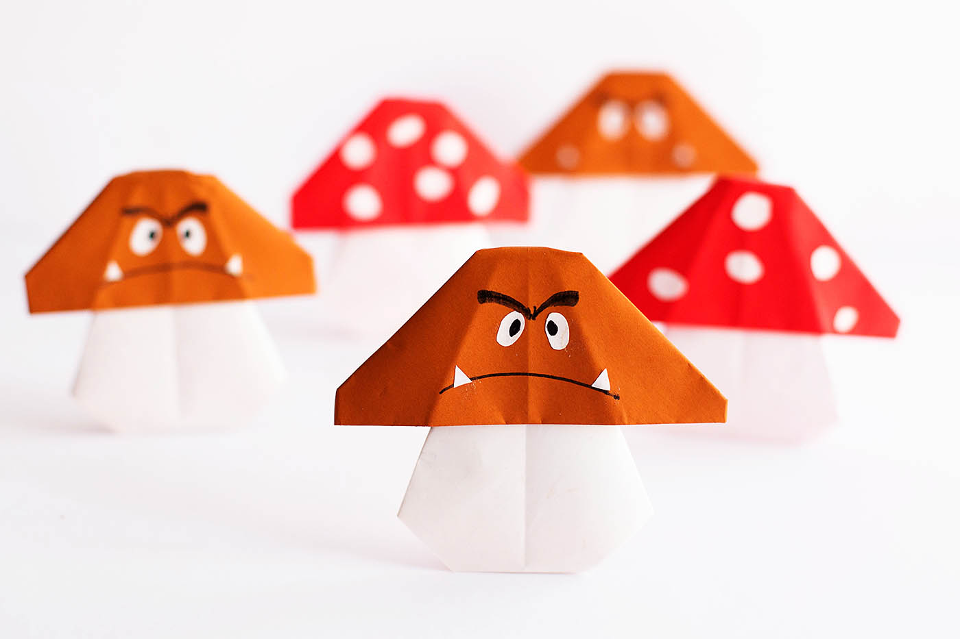 Easy Mario Mushroom Origami