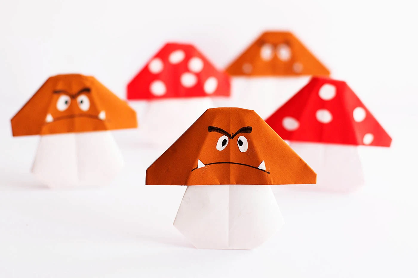 Easy Mario Mushroom Origami