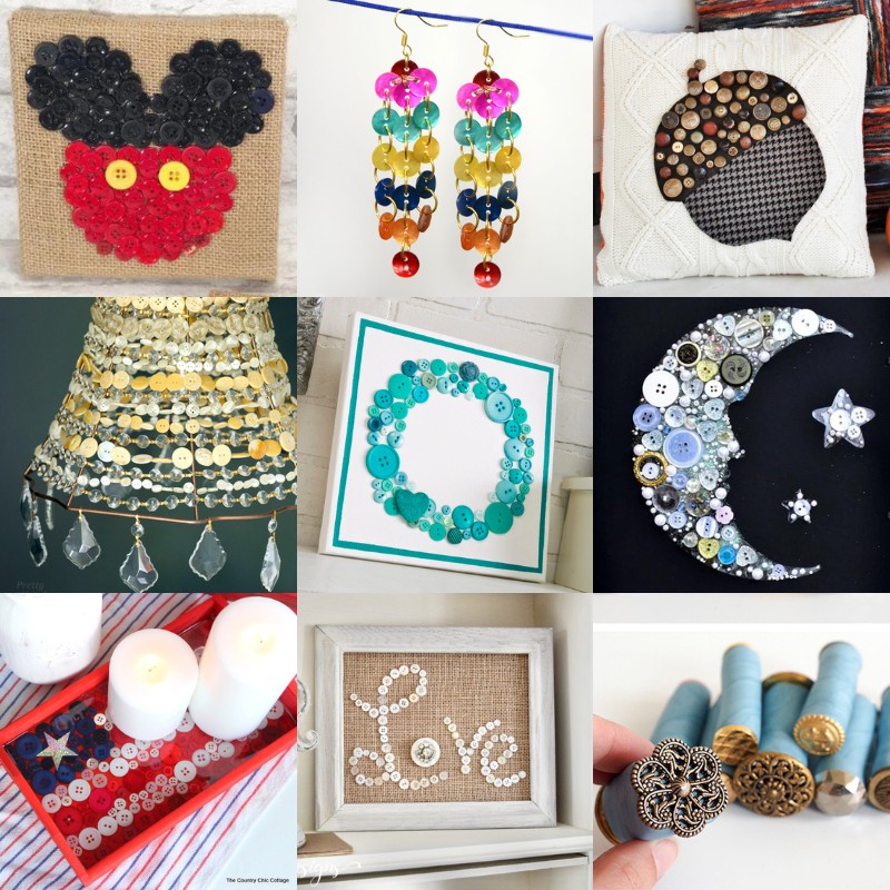 50+ Best Button Craft Ideas that are Both Creative & Fun
