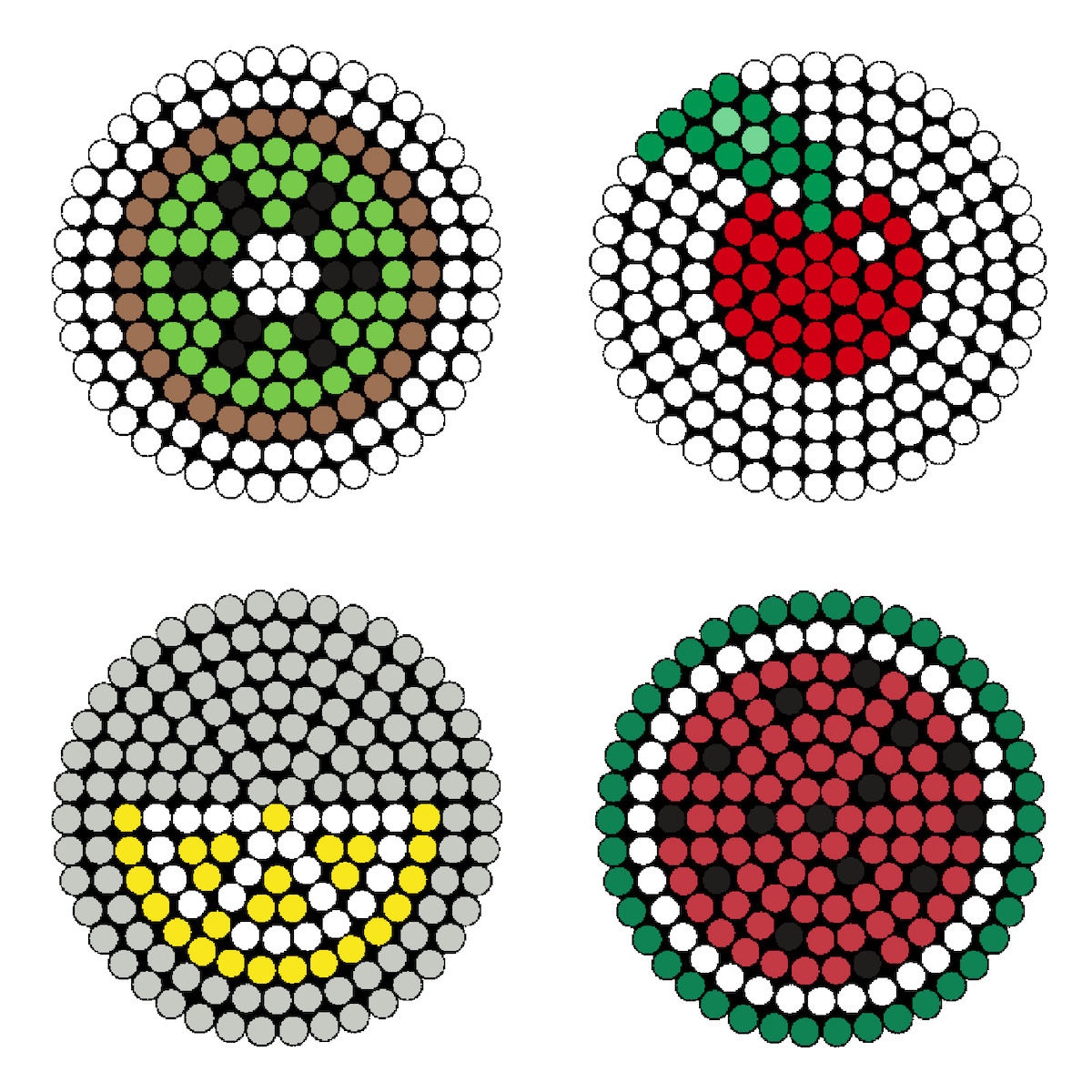 Fruit round pegboards