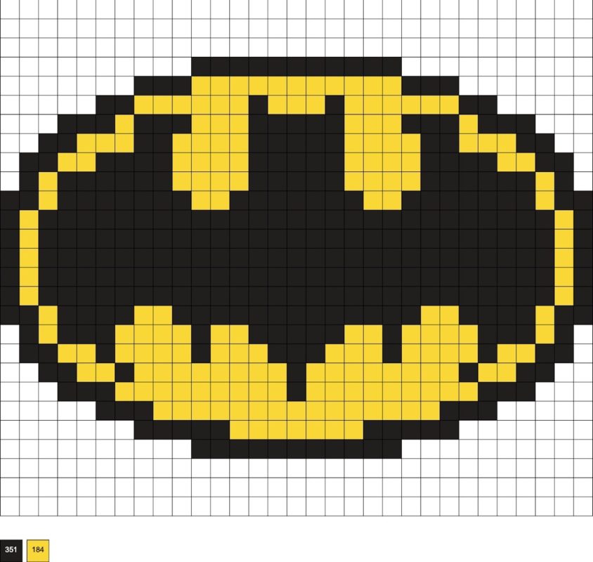 Batman Perler Beads (50+ Free Patterns!) - DIY Candy