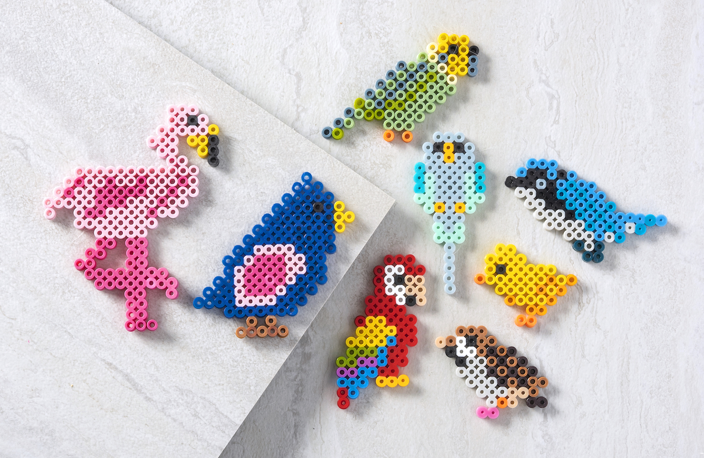 Colorful Perler Beads Stock Photo - Download Image Now - Bead