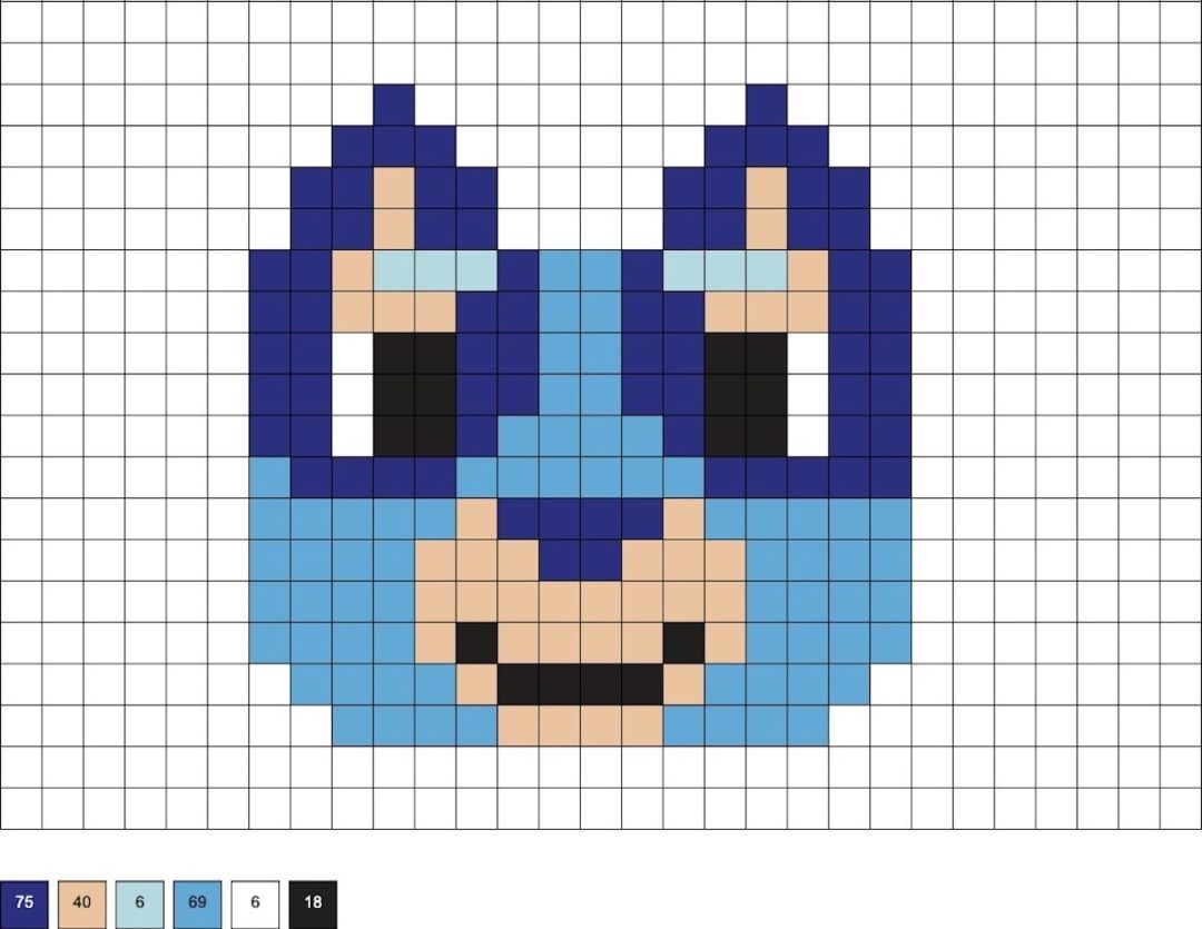 Bluey Perler Beads (10 Free Patterns) - DIY Candy