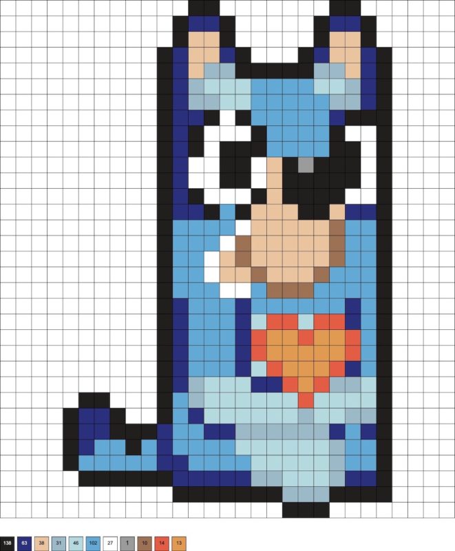 Bluey Perler Beads (10 Free Patterns) - DIY Candy