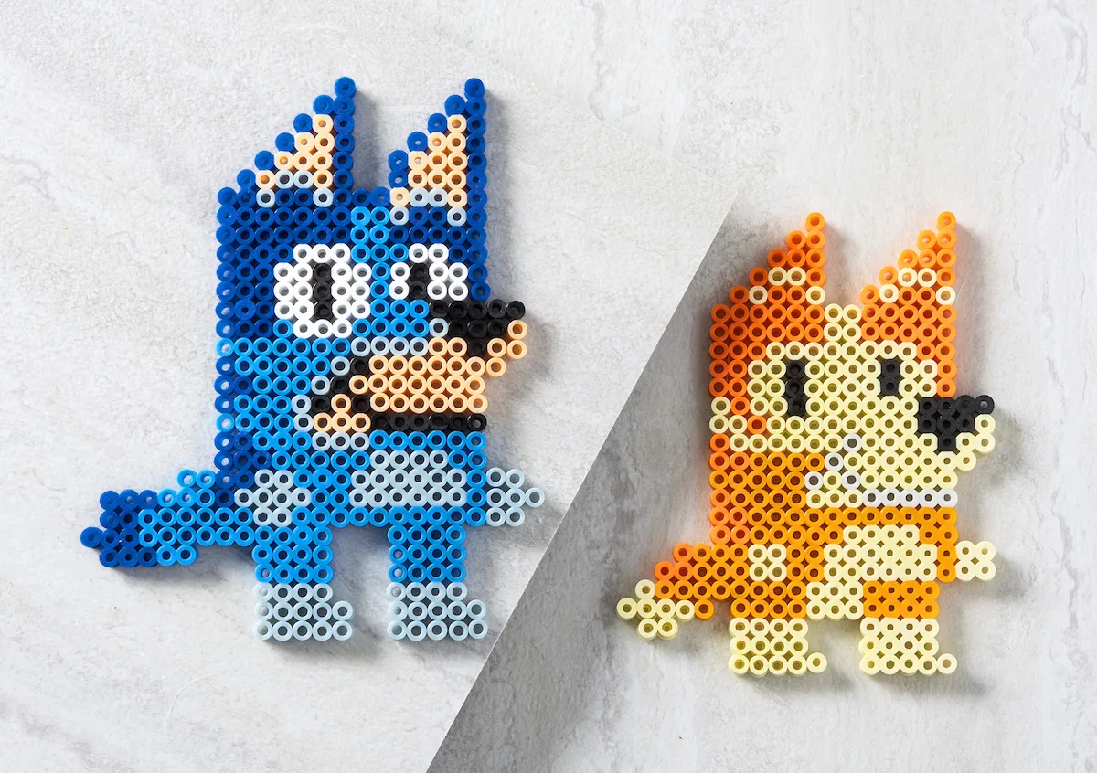 bluey perler beads