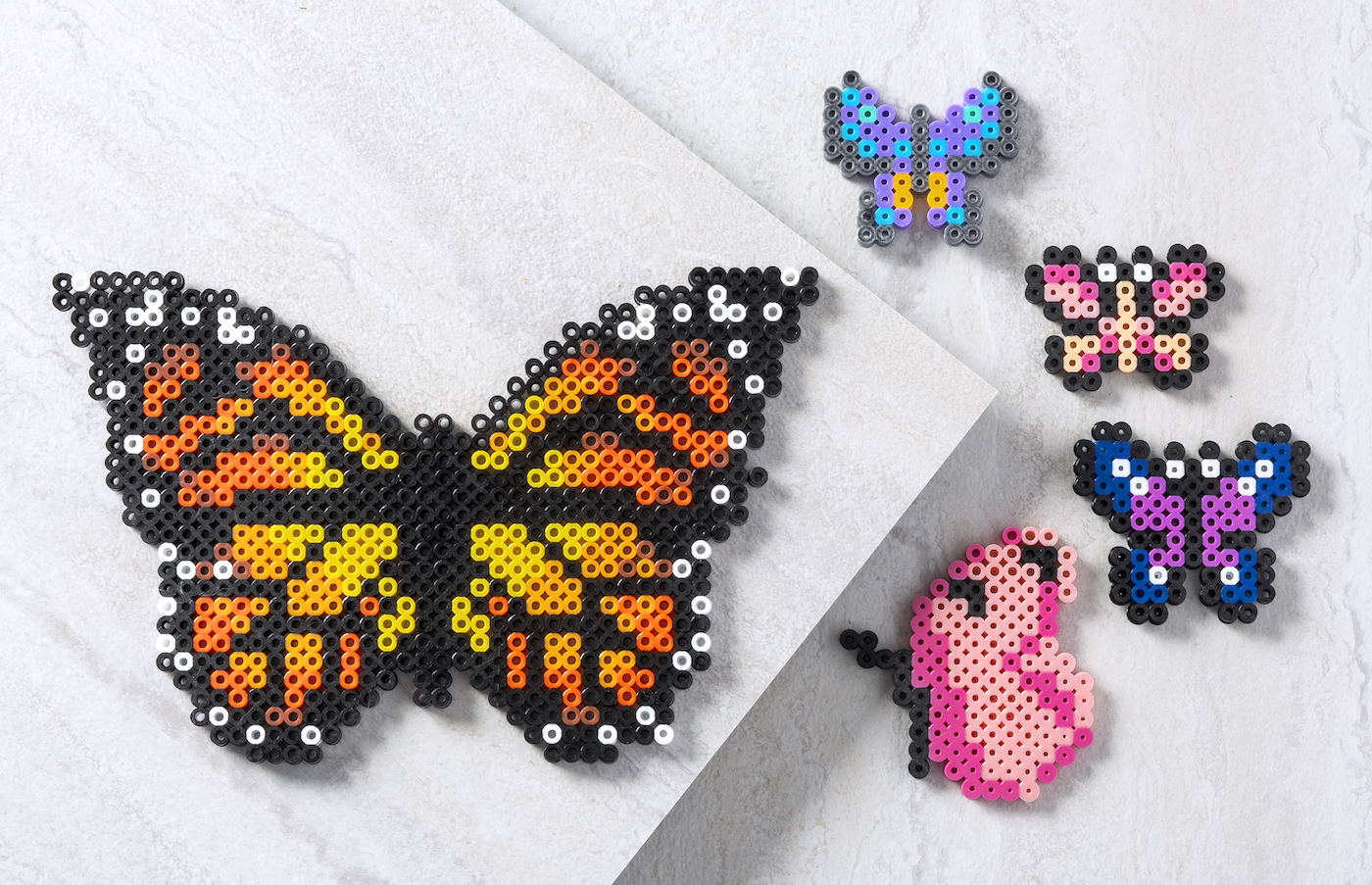 8 Bright, Colourful Butterflies From Our Colourful Collection. 3d