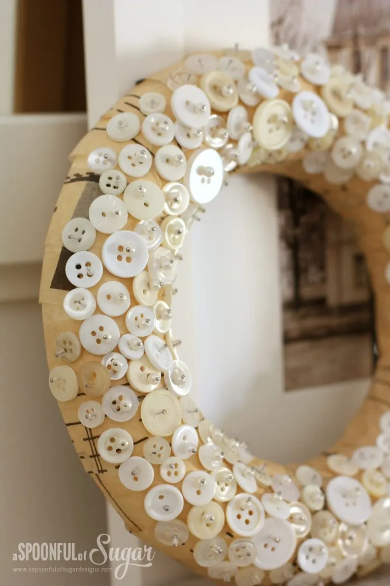 button wreath