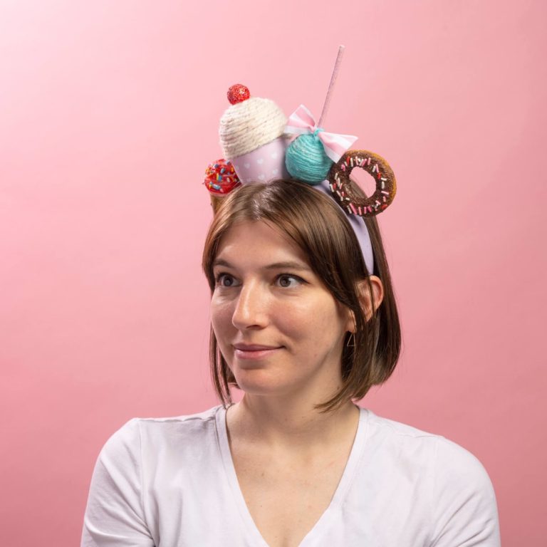 candy land headband diy with sprinkles