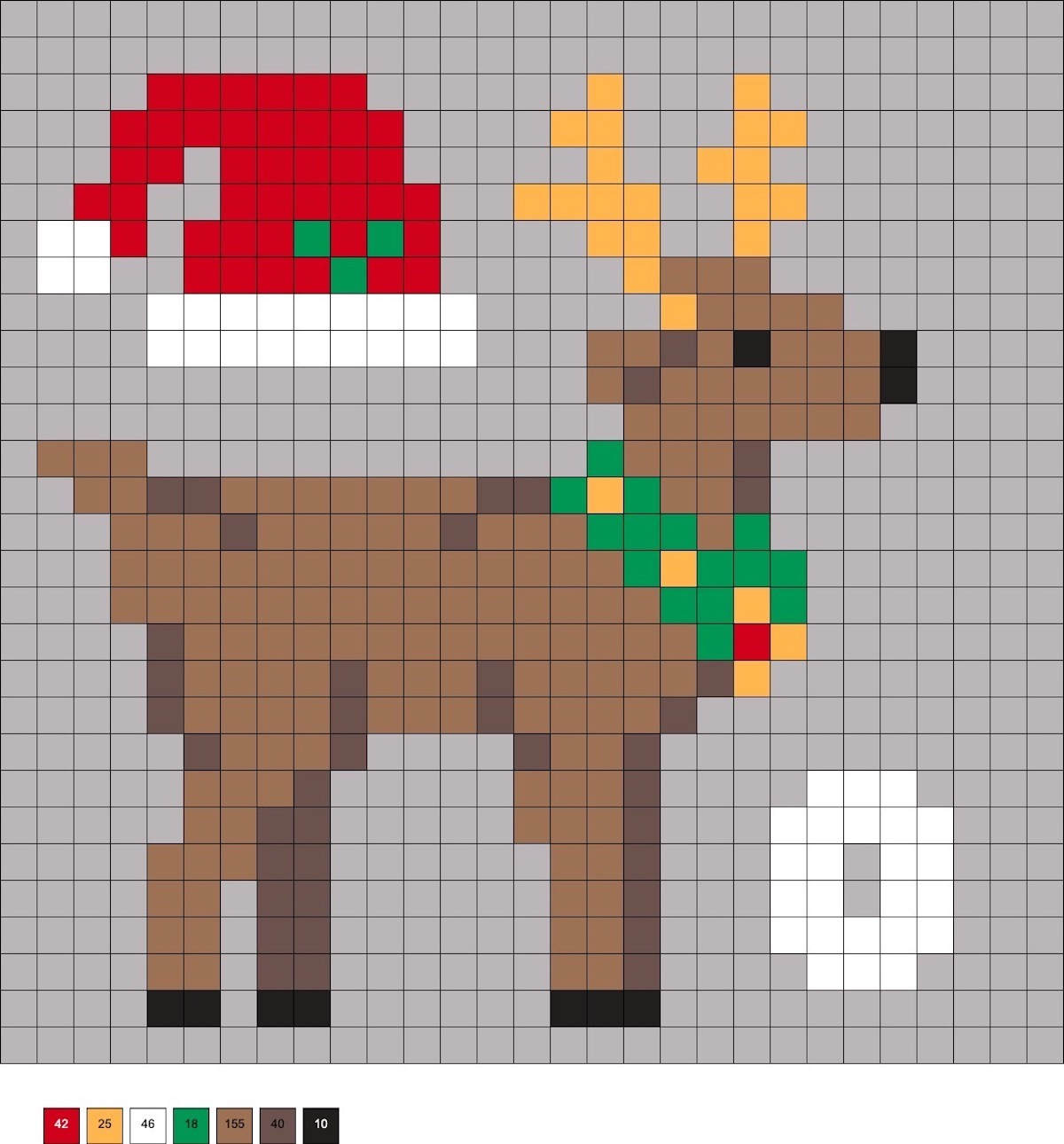 christmas melty bead patterns