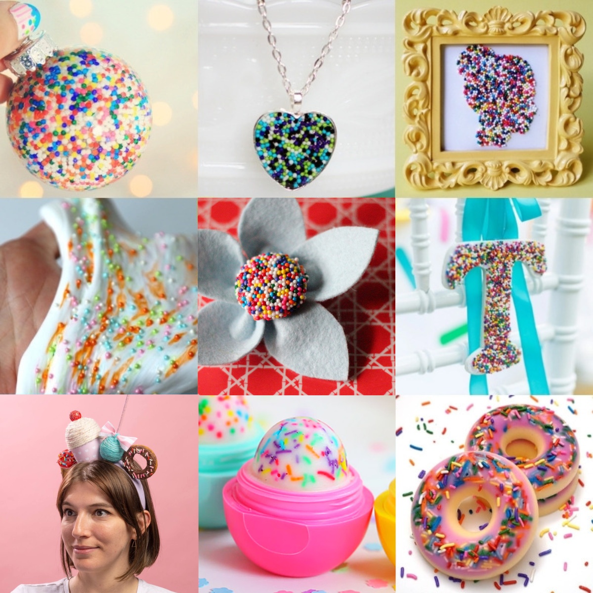 crafts using real sprinkles