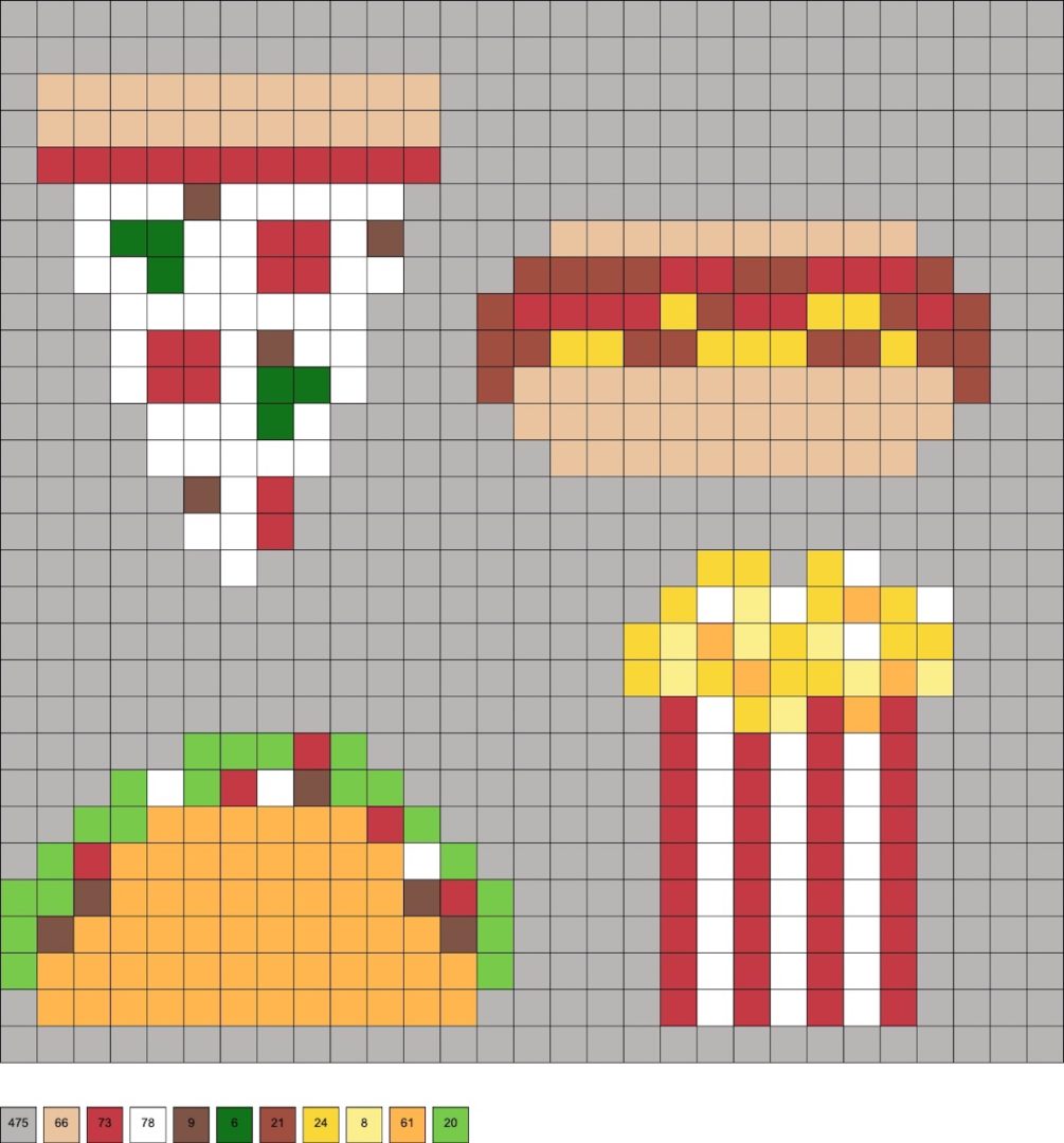 Food Perler Beads (75+ Free Patterns!) - DIY Candy