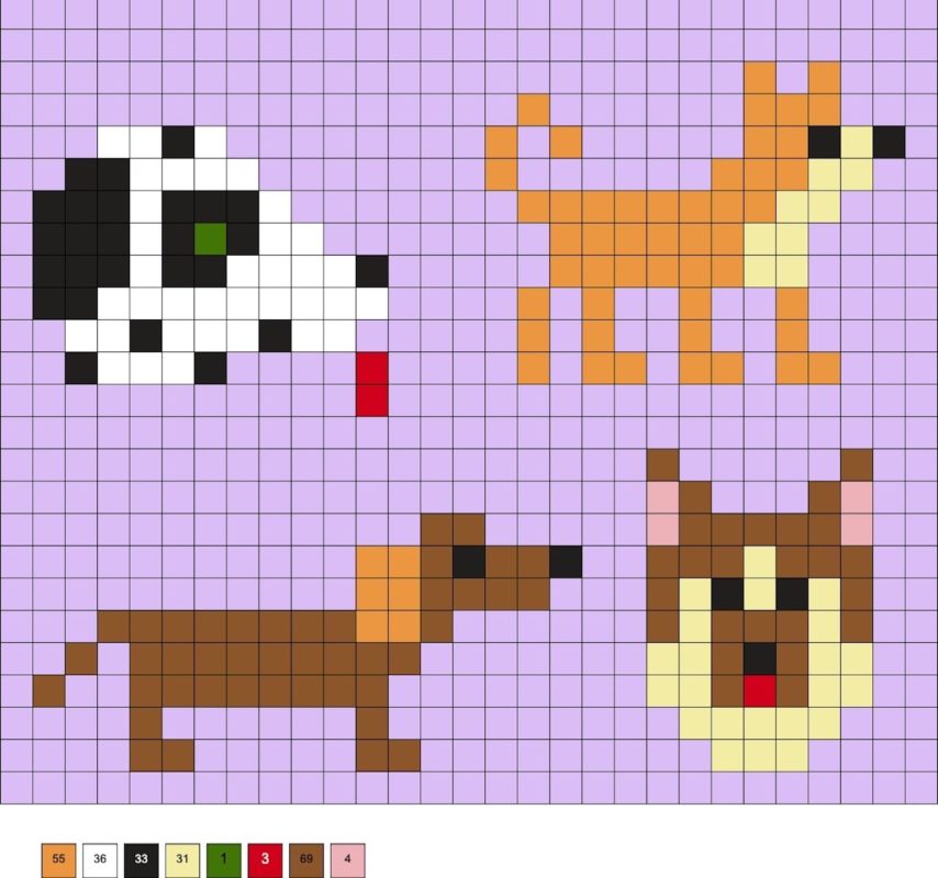 Dog Perler Beads (60+ Free Patterns!) - DIY Candy