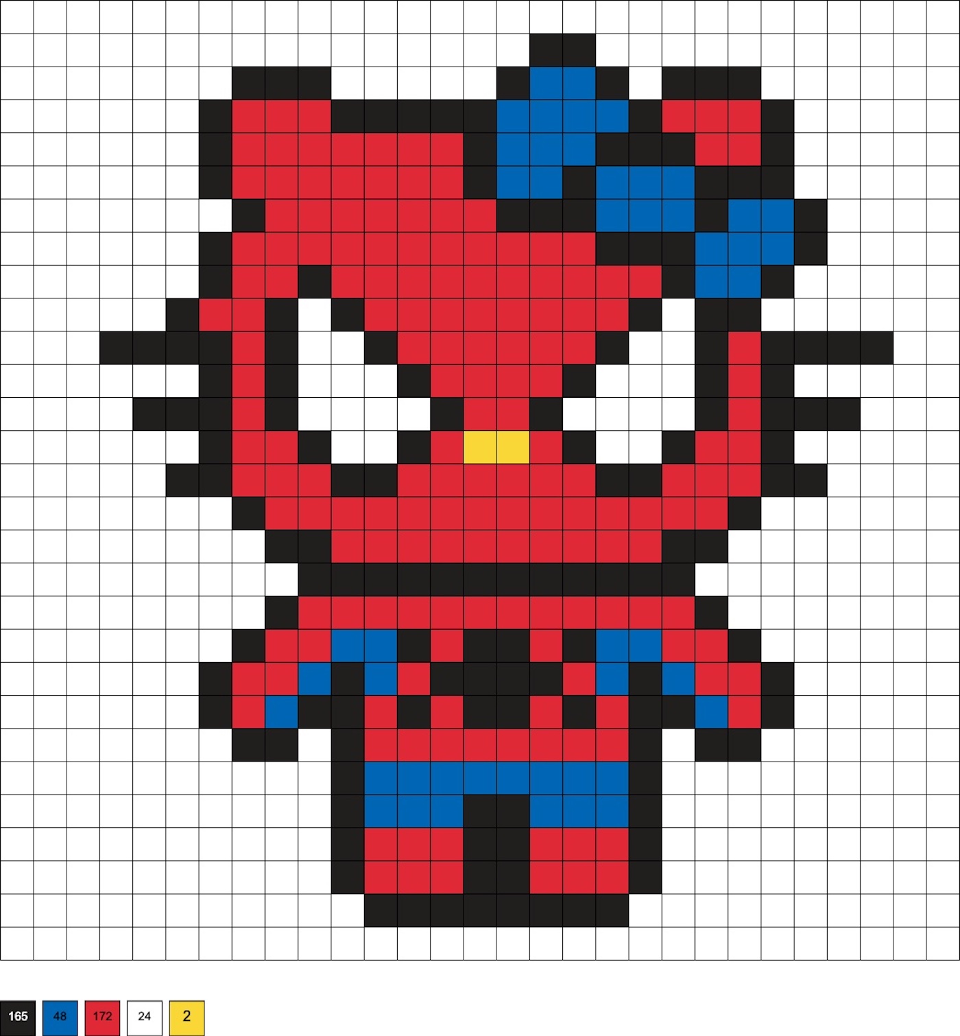 Hello Kitty Spider man