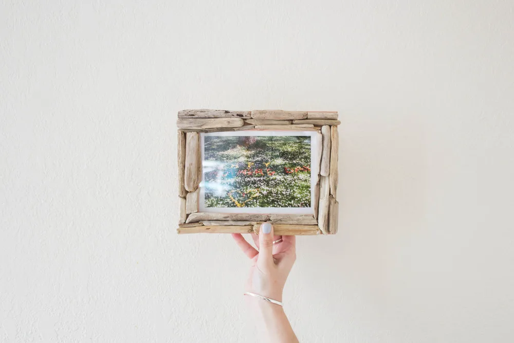 driftwood picture frame diy