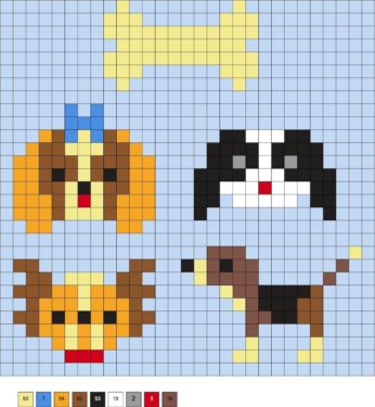 Dog Perler Beads (60+ Free Patterns!) - Diy Candy