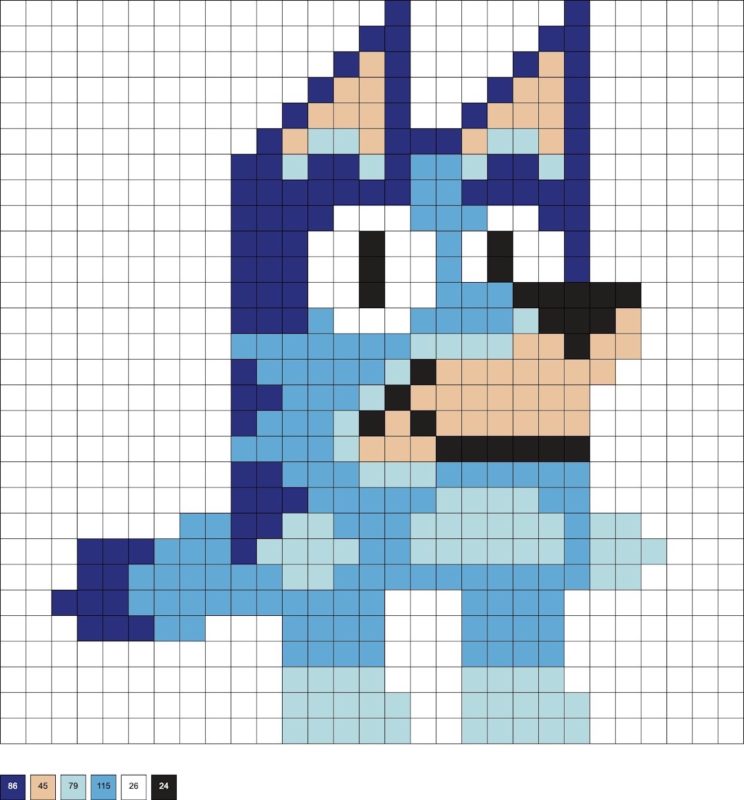 Bluey Perler Beads (10 Free Patterns) - DIY Candy