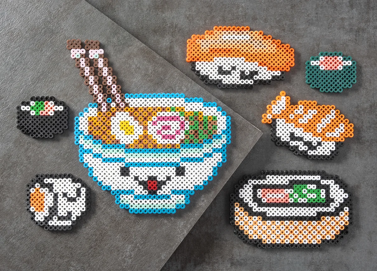 hama beads sushi