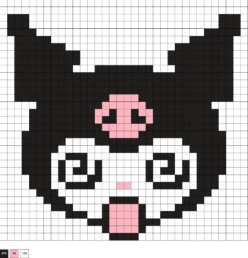 Kuromi Perler Beads (20+ Free Patterns) - DIY Candy