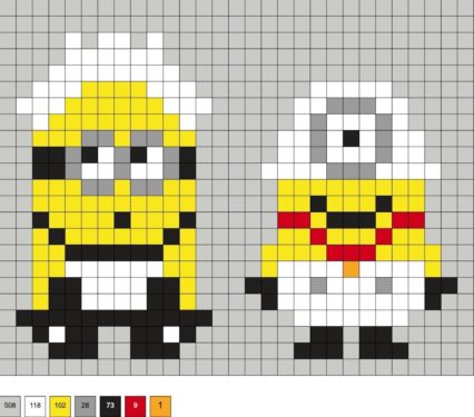 Minion Perler Beads (30+ Free Patterns) - DIY Candy