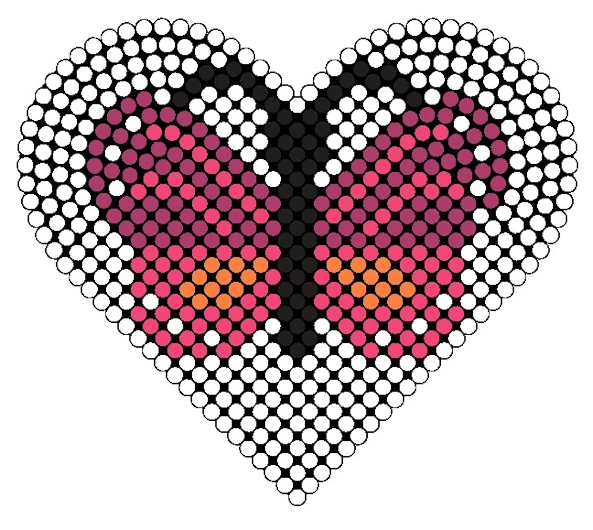 melty beads butterfly