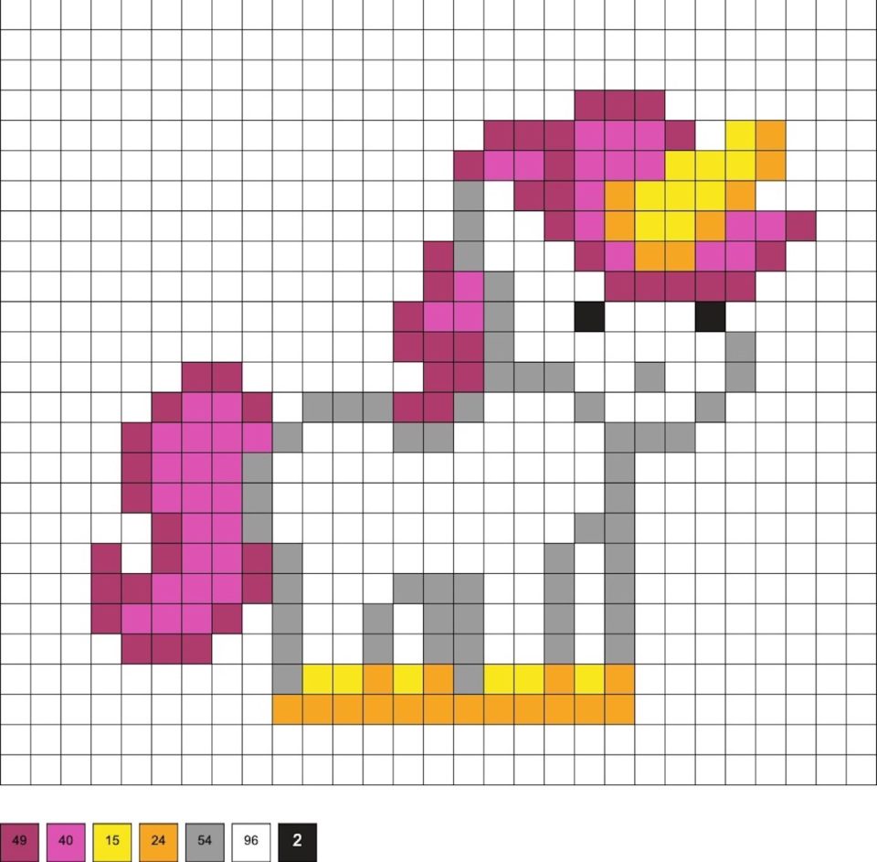 Unicorn Perler Beads (30+ Free Patterns) - DIY Candy