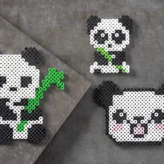 panda perler beads