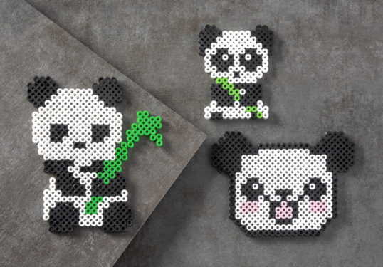 Panda Perler Beads (20+ Free Patterns) - DIY Candy