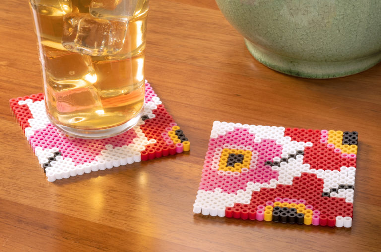 perler bead coasters